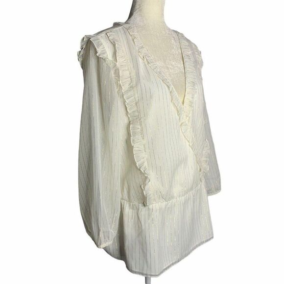 CURATD x LTS Frill Detail Top 16 White Gold - Picture 4 of 6